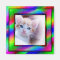 Bright Neon Rainbow Ombre Photo Frame