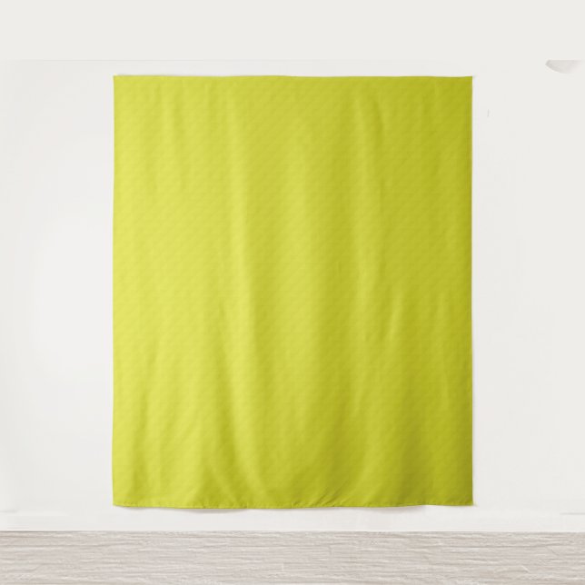Bright neon yellow green textured  tapestry (Front)