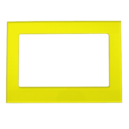 Bright Neon Yellow Magnetic Picture Frame