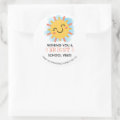 Bright New School Year Classic Round Sticker | Zazzle