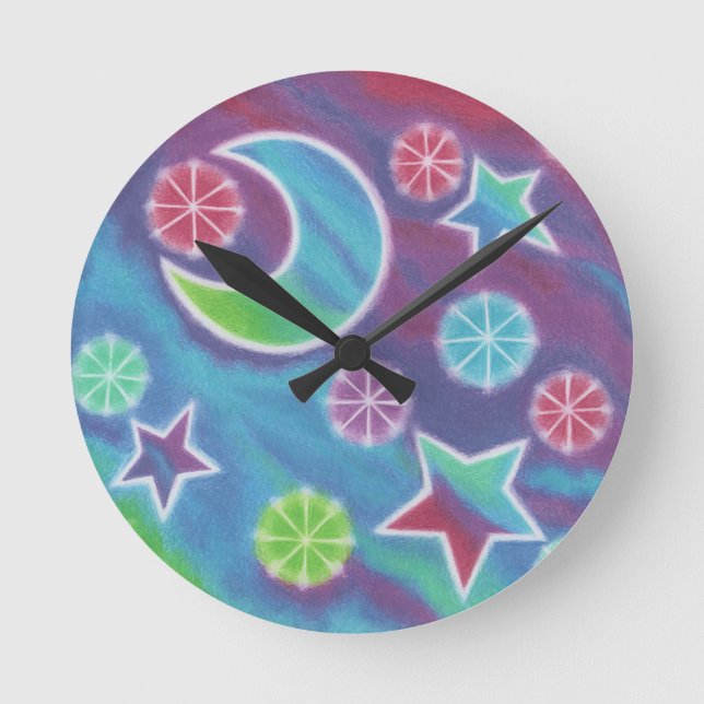 Bright Night clock round (Front)