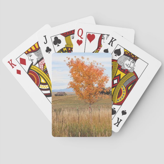 Bright October  Poker Cards (Back)