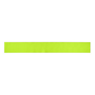 Bright or Neon Yellow Green Ribbon
