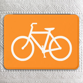 Bright Orange and White Bike Kindle Cover