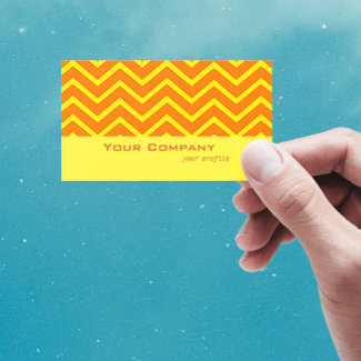 bright orange and yellow zigzags