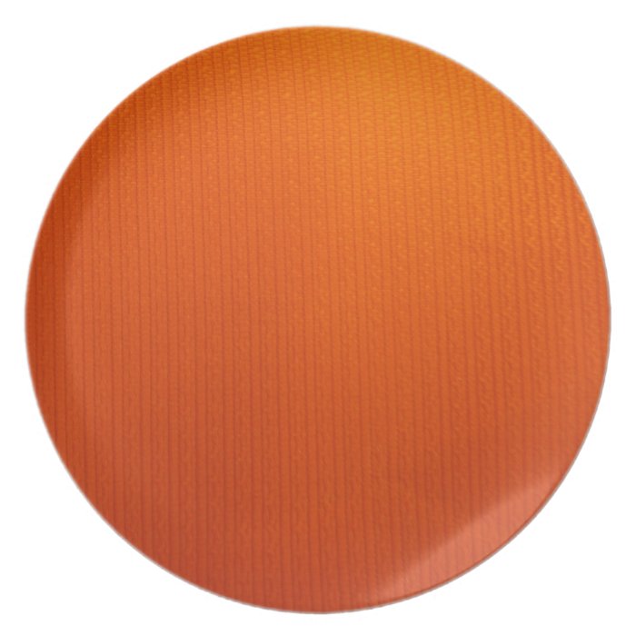 bright orange dinnerware plate