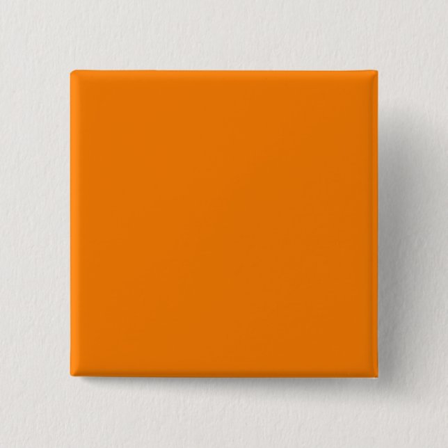 bright orange DIY custom background template Button (Front)