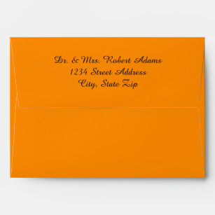 Bright Orange - Envelope