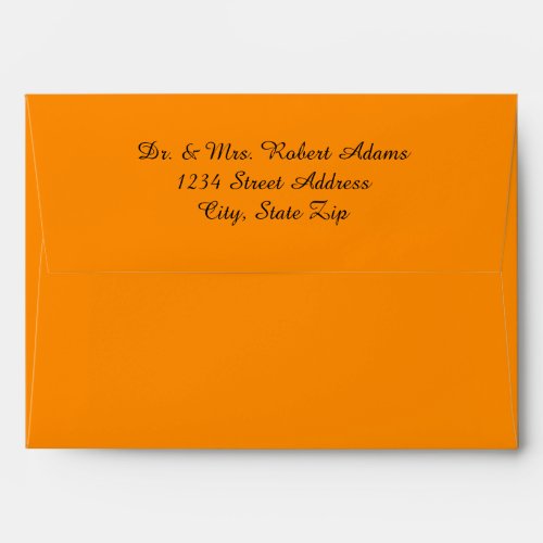 Bright Orange _ Envelope