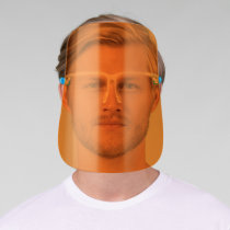 Bright Orange Face Shield