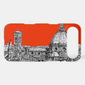 Bright orange Florence Case-Mate iPhone Case (Back (Horizontal))