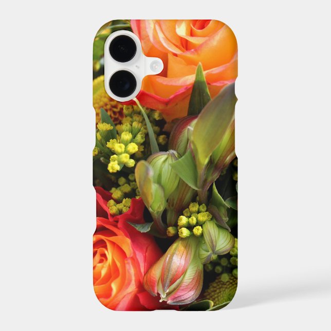 Bright Orange Flower Bouquet Photo Case-Mate iPhone Case (Back)
