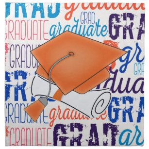 Graduation writing paper napkins