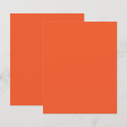 Bright Orange Minimalist Solid Background (Front/Back)