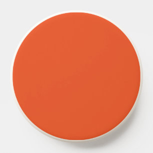 Bright Orange Minimalist Solid Background PopSocket