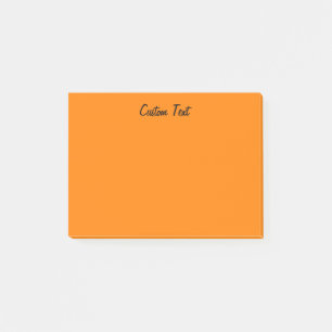 Bright Orange Post-it Notes