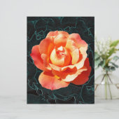 Bright orange rose (Standing Front)