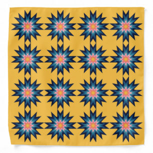 Bright Ornamental Stars Bandana