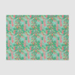 Bright Palm Beach Christmas Trees and Lights Tissue Paper<br><div class="desc">PreppyPrint.com - Celebrate Christmas in Palm Beach style! Transfer this design onto the products of your choice too! Please visit my designer store,  PreppyPrint.com,  for coordinating items.</div>