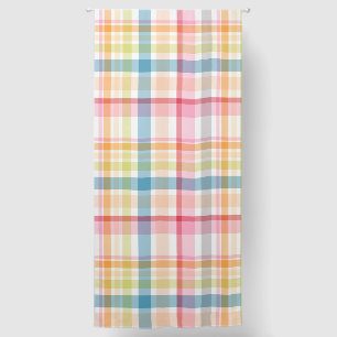 Bright Pastel plaid multicolour clan tartan Blackout Curtains
