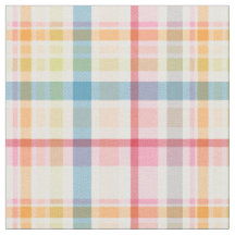 Bright Pastel plaid multicolour clan tartan