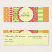 Bright Patchwork-Style Multipatterned Appointment (Front & Back)