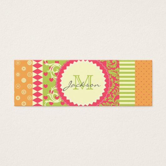 Bright Patchwork-Style Multipatterned Appointment (Front)