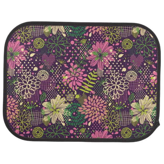 Bright pattern car mat (Rear)