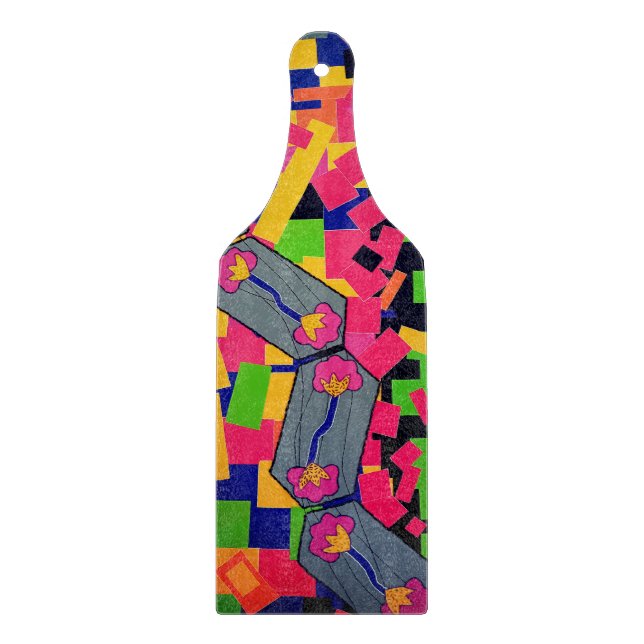 Bright pattern cutting board (Front)