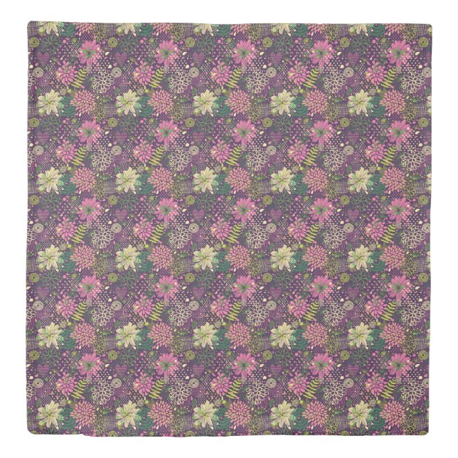 Bright pattern duvet cover (Front)