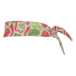 Bright Pattern From Fresh Vegetables Tie Headband at Zazzle