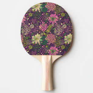 Bright pattern Ping-Pong paddle