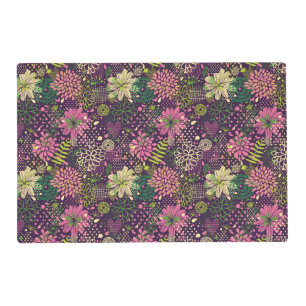 Bright pattern placemat