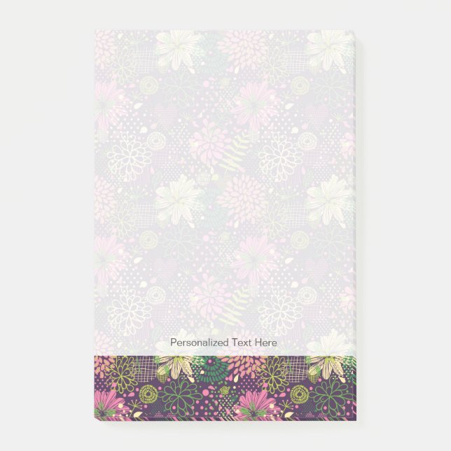 Bright pattern post-it notes (Front)