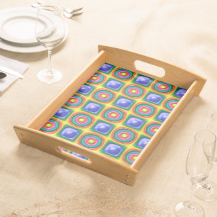 Bright Pattern Serving Tray