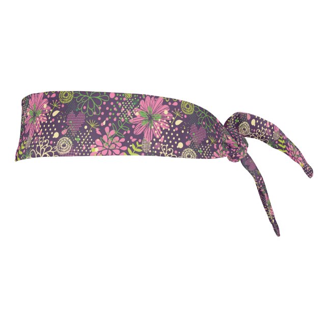 Bright pattern tie headband (Rotate 90)