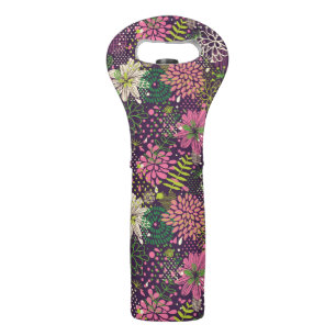 Bright pattern wine bag