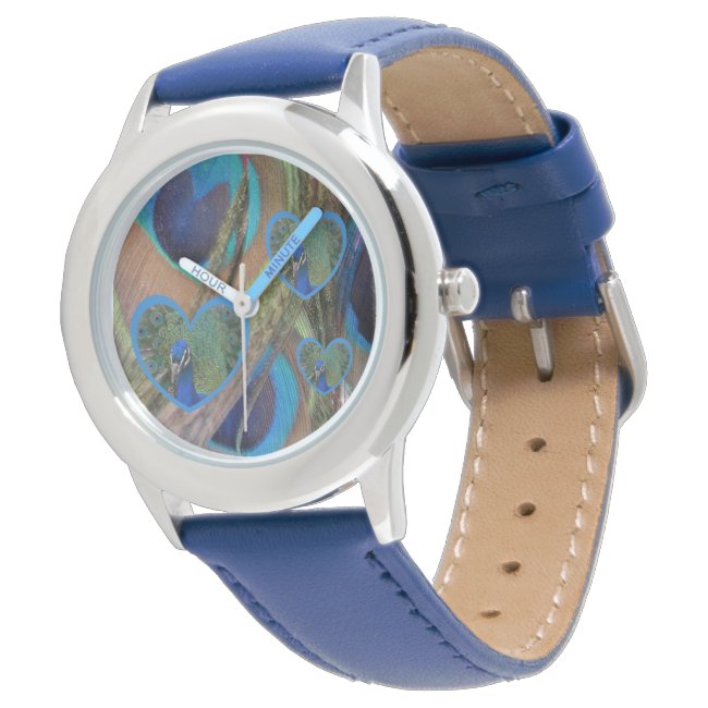 Bright Peacock Feathers Kids eWatch