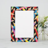 Bright Pencils Frame Flat Sheet (Standing Front)