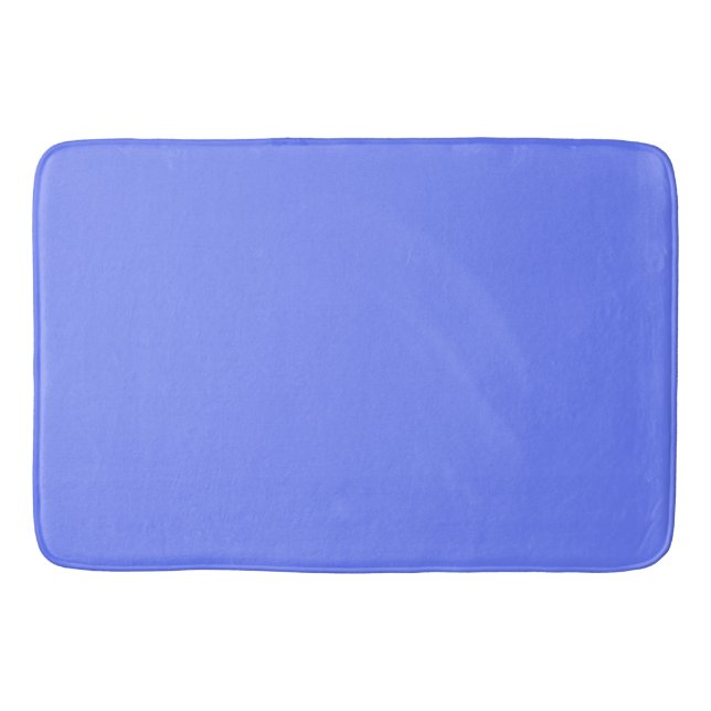 Bright Periwinkle Purple Bath Mat (Front)