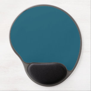 Bright Persian Blue Trend Color Template Blank Gel Mouse Pad
