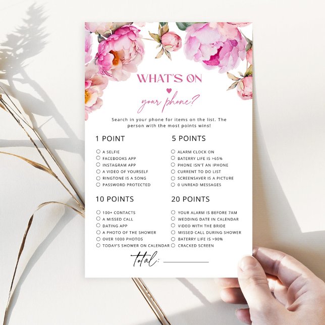 Bright petals peony what's on your phone game (Creator Uploaded)