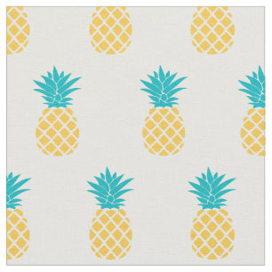 Bright Pineapples Pattern Fabric