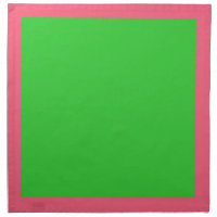 Bright Pink and Lime Green Napkins
