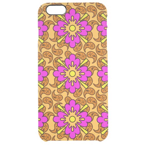 Bright Pink And Orange Paisley Phone Case