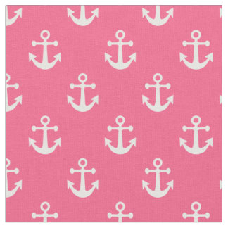 Pictures Of Pink Anchor Pattern Kidskunst Info Pink Anchor Fabric Zazzle