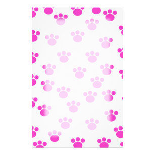 Paw Print Stationery | Zazzle
