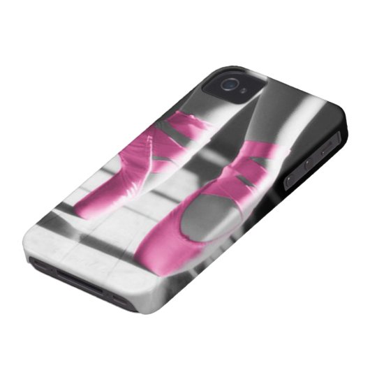Bright Pink Ballet Shoes Case-Mate iPhone Case (Bottom)