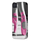 Bright Pink Ballet Shoes Case-Mate iPhone Case (Back Left)