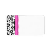 Modern Blush Pink Return Address Label